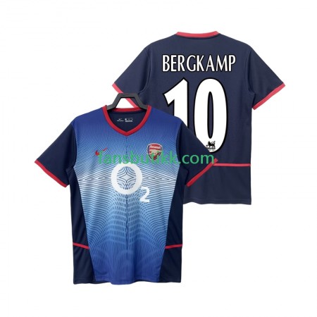 Fotballdrakt Arsenal BERGKAMP 10 2004 Retro Bortetrøye 2002 Kortermet